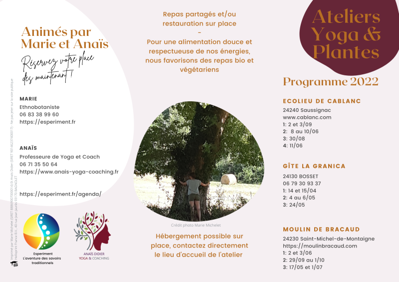 Ateliers Yoga & Plantes