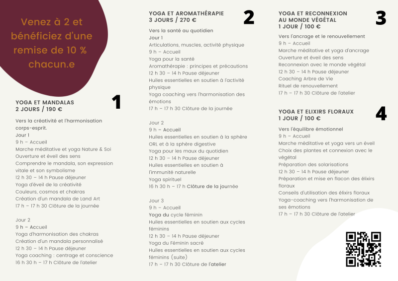 Ateliers Yoga & Plantes